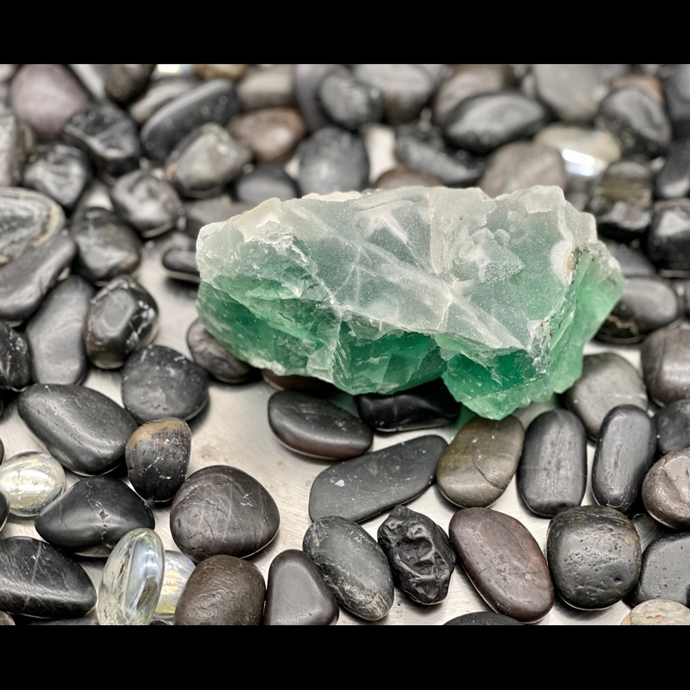 Green fluorite specimen